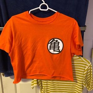 Dragon Ball Z cropped shirt